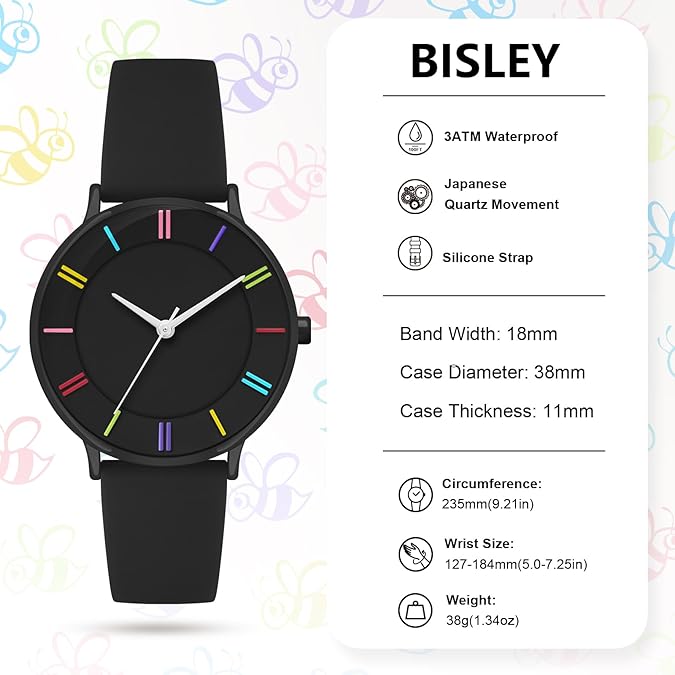 🔹 Bisley Watch for Women Metal Watch Case