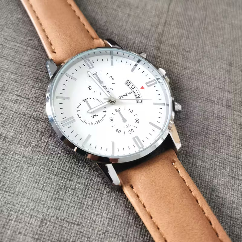 🔹Men'S Elegant Business Watch with Date Calendar