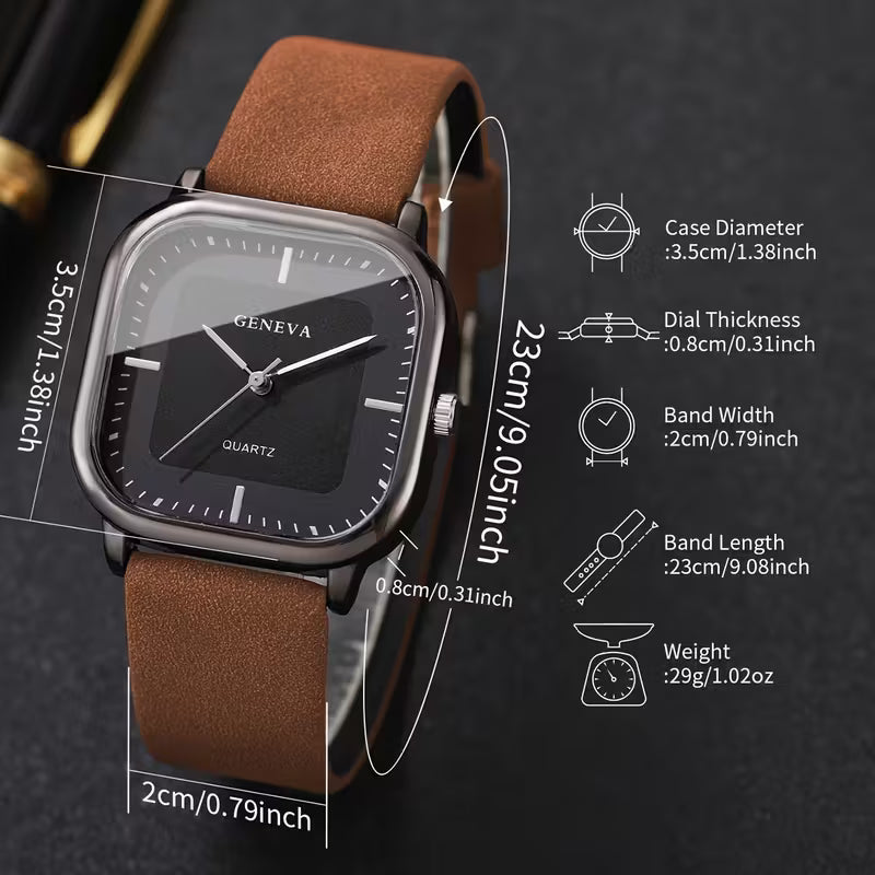 Men'S Casual Quartz Wrist Watch