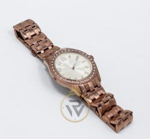 Elle Women’s Quartz Brown Stainless Steel Beige