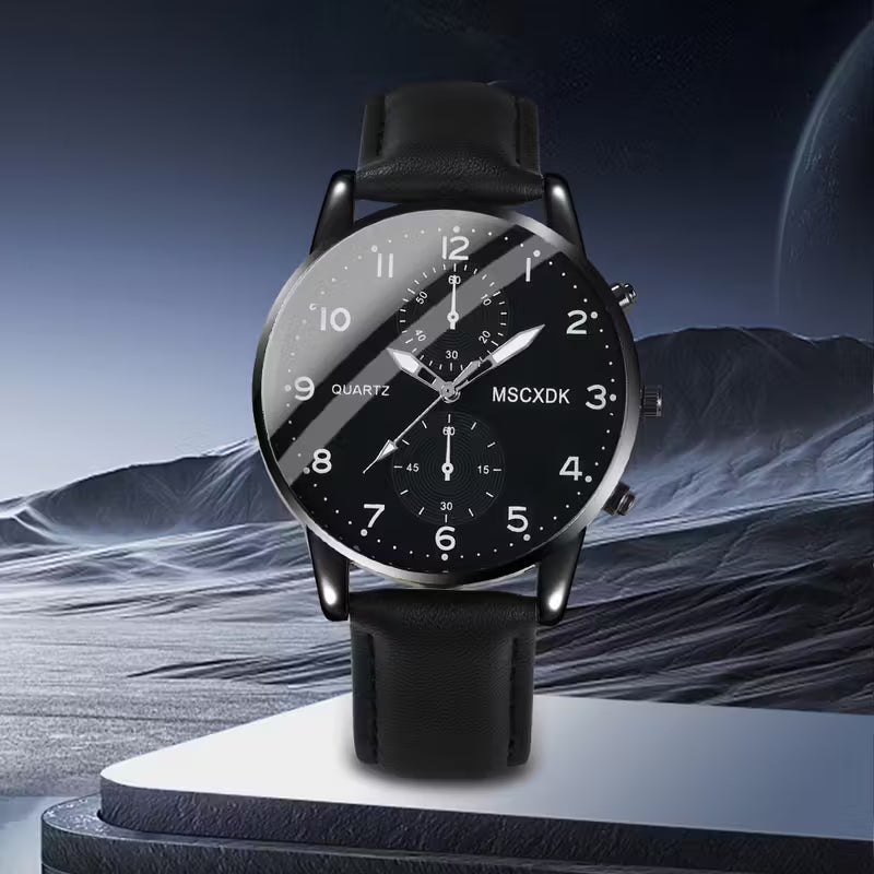 🔹Black Dial with Quartz