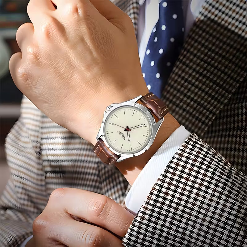 New Authentic Men'S Quartz Movement Watch