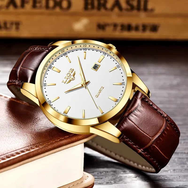 LIGE Elegant Men's Quartz Watch