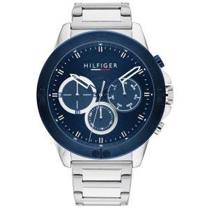 Tommy Hilfiger Men’s Quartz Silver Stainless Steel Blue