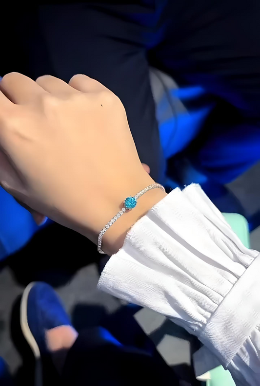 Blue stone Bracelet With Premium Box 💖 + Free Delivery