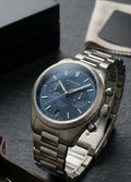 The Zenith Chronograph: Navy & Steel