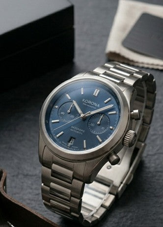 The Zenith Chronograph: Navy & Steel