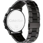 Men’s Black Steel Green Dial Calendar Watch-Calvin Klein