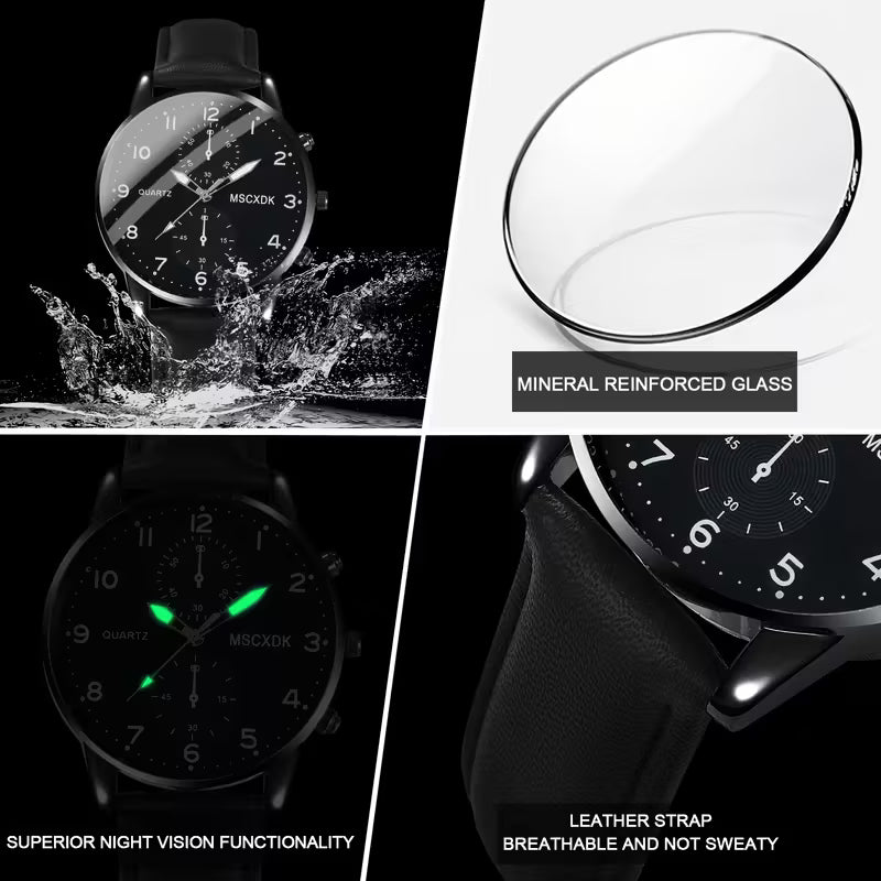 🔹Black Dial with Quartz