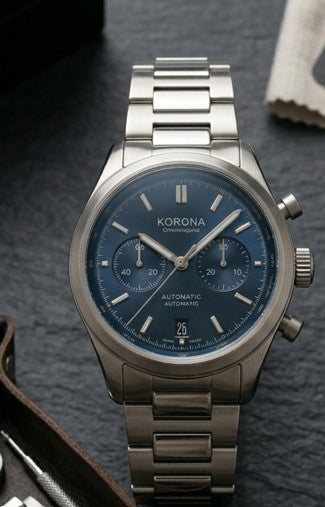 The Zenith Chronograph: Navy & Steel