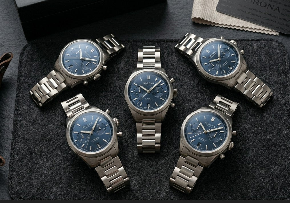 The Zenith Chronograph: Navy & Steel