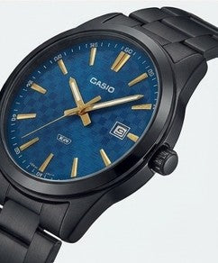 Midnight Majesty: The Casio Matte Black &amp; Cobalt Grid Master