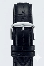 Timeless Precision: The Casio Classic Silver & Black Leather Essential