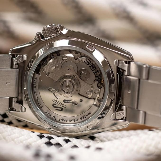 🔹 Seiko Stainless Steel Men New 5 Sports