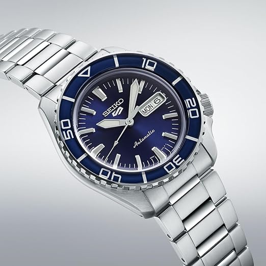 🔹 SEIKO Stainless Steel Analog Blue Dial Men's Watch