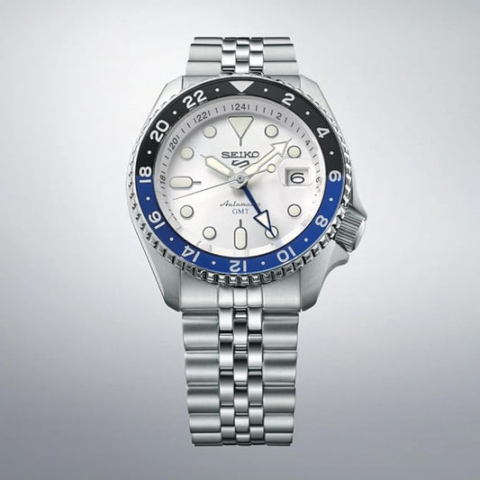 🔹 SEIKO Analog White Dial Men's Stainless Steel Watch
