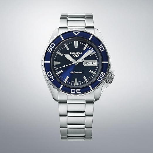 🔹 SEIKO Stainless Steel Analog Blue Dial Men's Watch