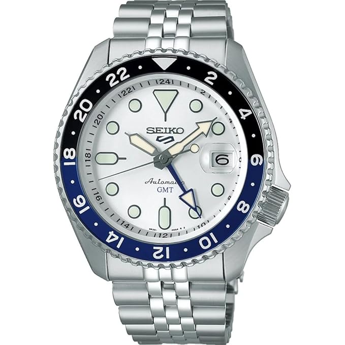 🔹 SEIKO Analog White Dial Men's Stainless Steel Watch