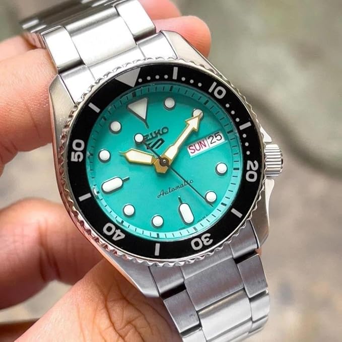 🔹 Seiko Stainless Steel Men New 5 Sports