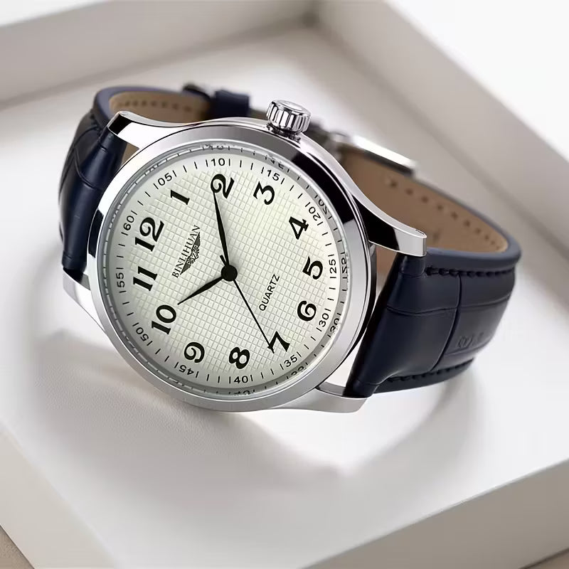 🔹 New Genuine Men's Quartz Watch