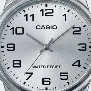 Timeless Precision: The Casio Classic Silver & Black Leather Essential