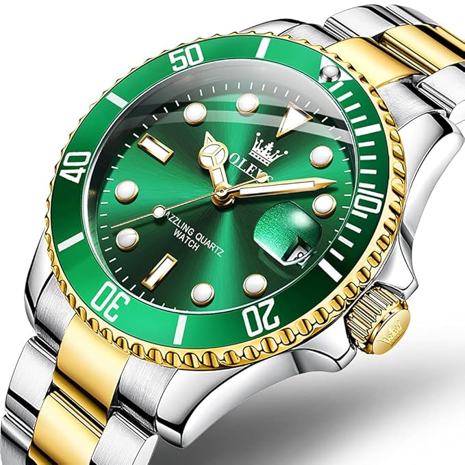 🔹OLEVS Stainless Steel Luxury Analogue Men'S Watch