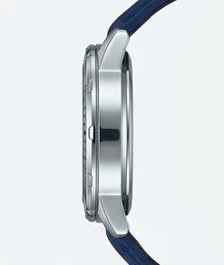 Bold Horizon: The Casio Enticer Deep Blue Leather Classic