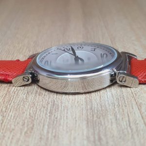 Coach Ladies Analog Dress Quartz Red Leather