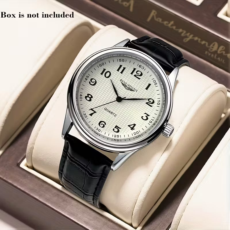 🔹 New Genuine Men's Quartz Watch