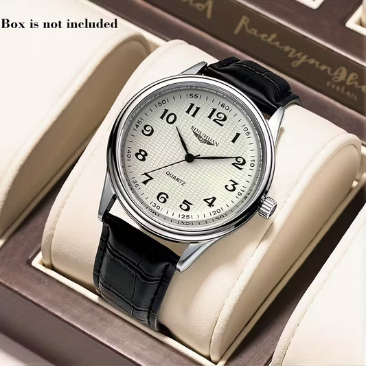 🔹 New Genuine Men's Quartz Watch