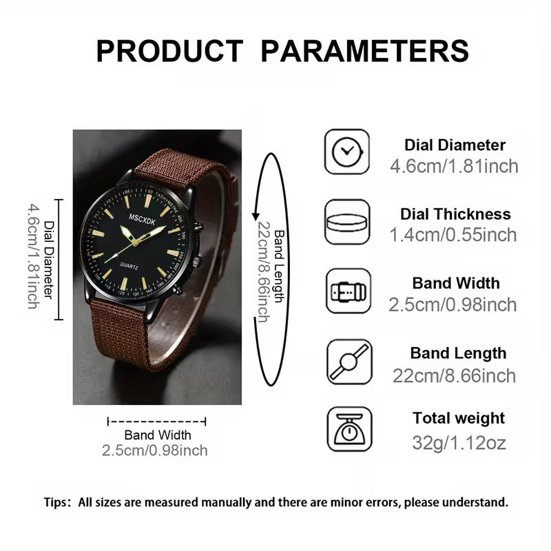 CAYON Men's Minimalist Modern Watch