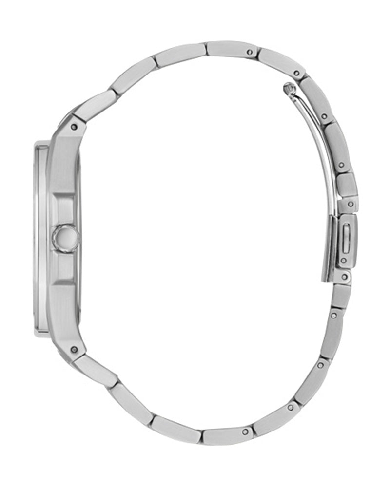 Women’s Silver Octagonal Multi-Function Dial Watch-Guess-