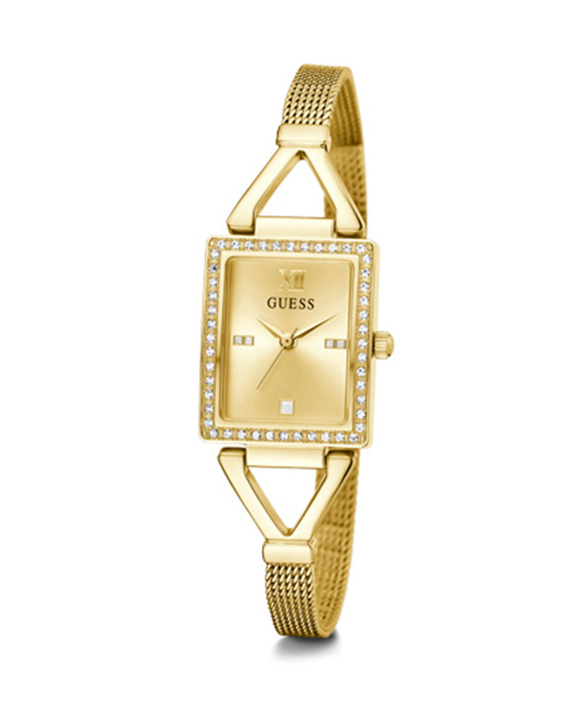 Girl’s Grace Gold Mesh Champagne Dial Watch