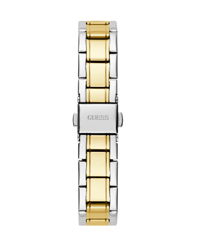 Women’s Two-Tone Silver Dial Stainless Steel Watch-Guess-