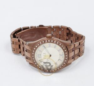 Elle Women’s Quartz Brown Stainless Steel Beige