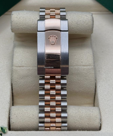 Rolex Datejust 41mm Steel & Rose Gold – Chocolate Diamond Dial