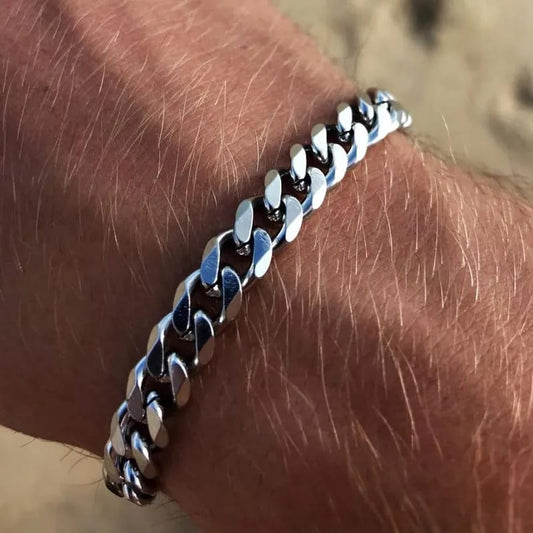 Premium Stainless Steel Cuban Link Bracelet
