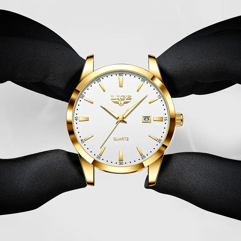LIGE Elegant Men's Quartz Watch